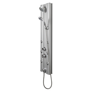 Premier - Thermostatic Shower Panel with Fixed Shower Head, 6 Body Jets & Shower Kit - AS305  Profile Large Image