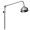 Premier - Traditional Exposed Thermostatic Triple Shower Valve w Riser, 4" Rose & Slide Rail Kit Fea