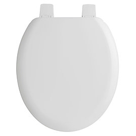 Premier - Traditional Round Wooden Seat, Bottom-fix - Plastic Hinges - NTS303 Large Image