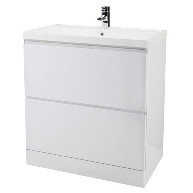 Premier Tribute White Vanity Furniture Package Feature Large Image