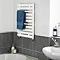 Premier - Vertical Heated Towel Rail - 650 x 445mm - White - MTY081 Feature Large Image