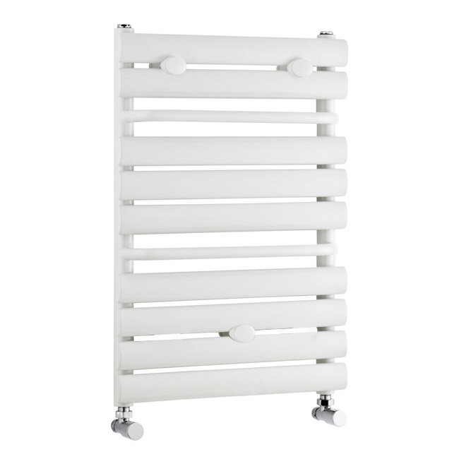 Premier - Vertical Heated Towel Rail - 650 x 445mm - White - MTY081 Large Image