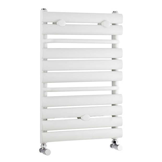 Nuie Vertical Heated Towel Rail 650 x 445mm White MTY081 at