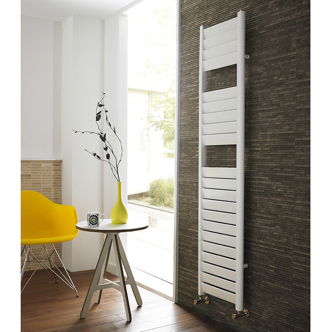 Premier - Vertical White Flat 21 Panel Designer Radiator W440 x H1810mm - MTY101 Profile Large Image