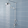 Nuie Victorian Exposed Valve incl. Rigid Riser Kit, Diverter, 8" Shower Rose & Handset