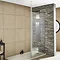 Premier Wetroom Screen + Ceiling Post (Various Sizes) Large Image