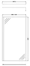 Nuie 1100mm Wetroom Screen - WRSC11 Large Image