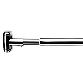 Croydex Premium Chrome Heavy Duty Telescopic Curved Rod 1800mm - AD108541 Large Image