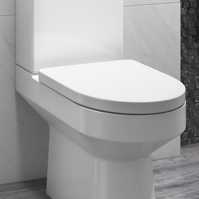 Premium D-Shaped Rapid Fix Soft Close Toilet Seat Large Image