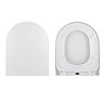 Premium D Shaped Soft Close Toilet Seat  Profile Large Image