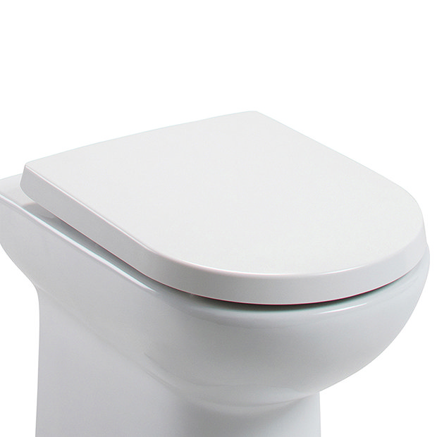 Premium D Shaped Soft Close Toilet Seat Victorian Plumbing UK