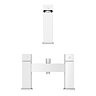 Prime Modern Basin and Bath Shower Mixer Taps Pack - Chrome  Newest Large Image