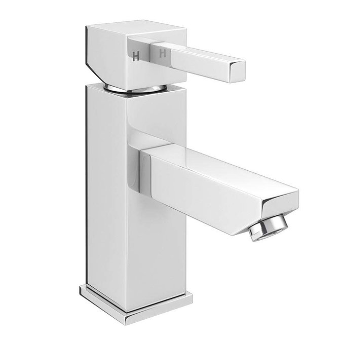 Prime Modern Mono Basin Mixer Tap with Waste - Chrome Large Image