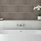 Primo Modern Wall Mounted Bath Filler - Chrome  Profile Large Image