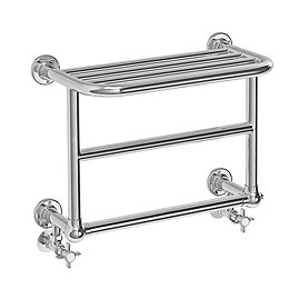 Chatsworth Traditional Wall Hung Towel Rail Radiator (450 x 600mm) Large Image