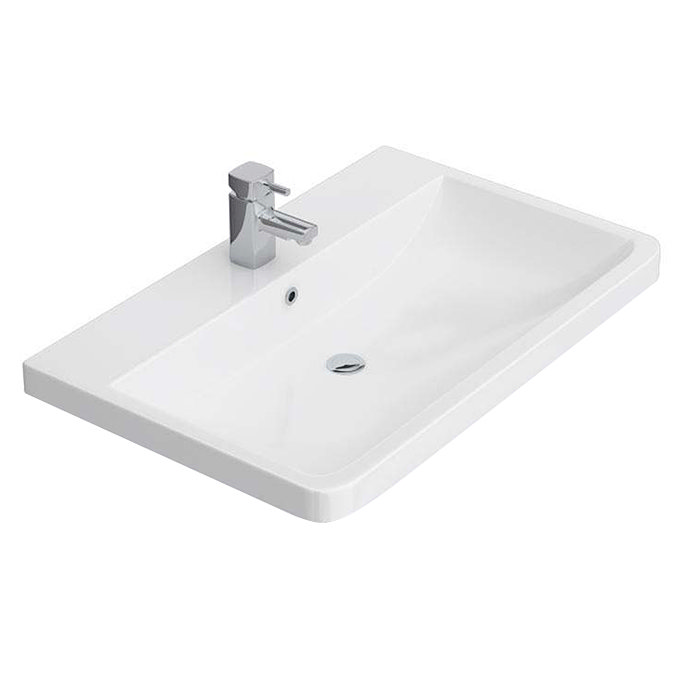 Prism 800x520mm Polymarble Counter Top Basin - BAS137 Large Image