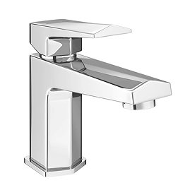 Venice Modern Geometric Basin Mixer Tap + Waste