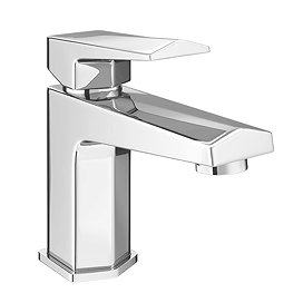 Venice Modern Geometric Basin Mixer Tap + Waste