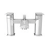 Prism Modern Bath Shower Mixer Tap + Shower Kit  Feature Large Image