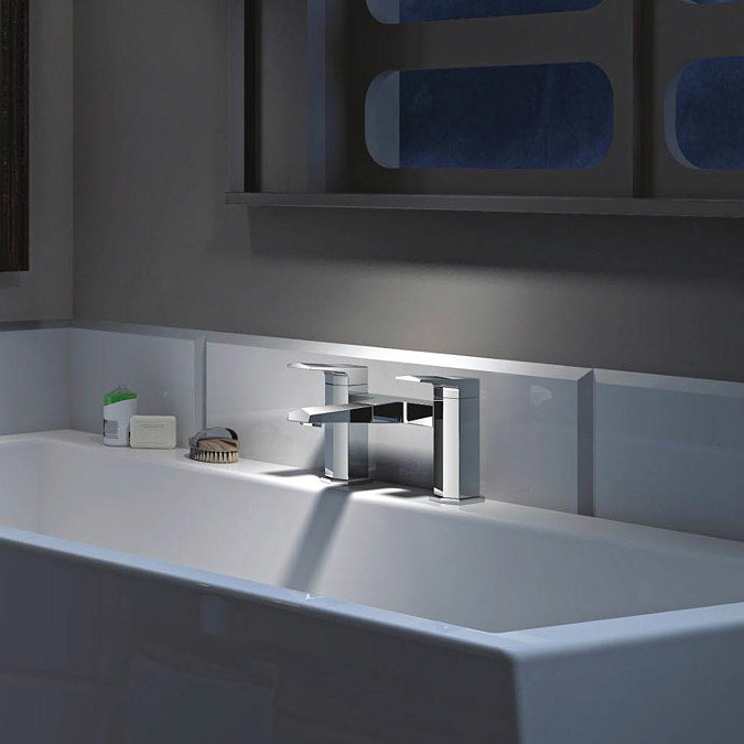 Venice Modern Geometric Tap Package (Bath + Basin Tap)  Standard Large Image