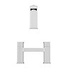 Venice Modern Geometric Tap Package (Bath + Basin Tap)  Newest Large Image