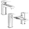 Venice Modern Geometric Tap Package (Bath + Basin Tap)