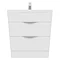 Prism Vanity Unit (White Gloss - 800mm Wide)  Profile Large Image