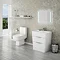 Prism Vanity Unit (White Gloss - 800mm Wide)  Standard Large Image