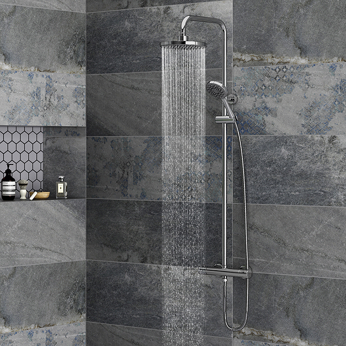 Pro 600 B-Shaped 1700 Complete Bathroom Package Standard Large Image