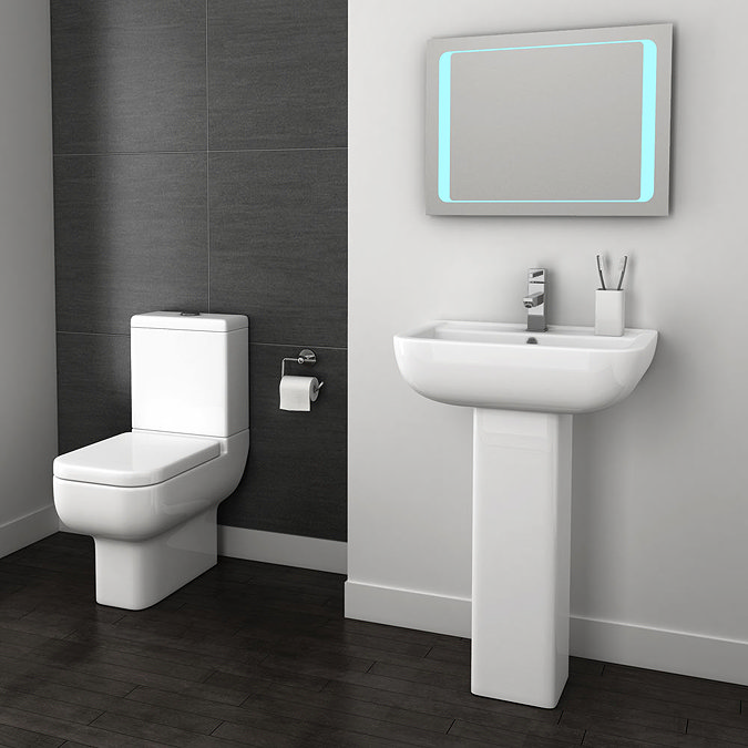 Pro 600 B-Shaped 1700 Complete Bathroom Package Newest Large Image