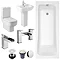 Pro 600 Complete Bathroom Suite Package Large Image