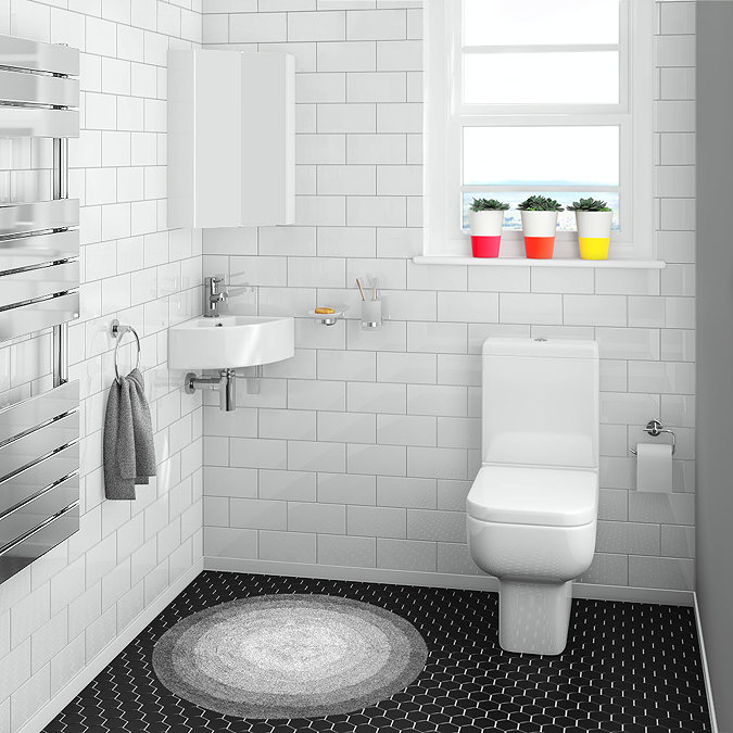 Pro 600 Modern Cloakroom Suite Large Image