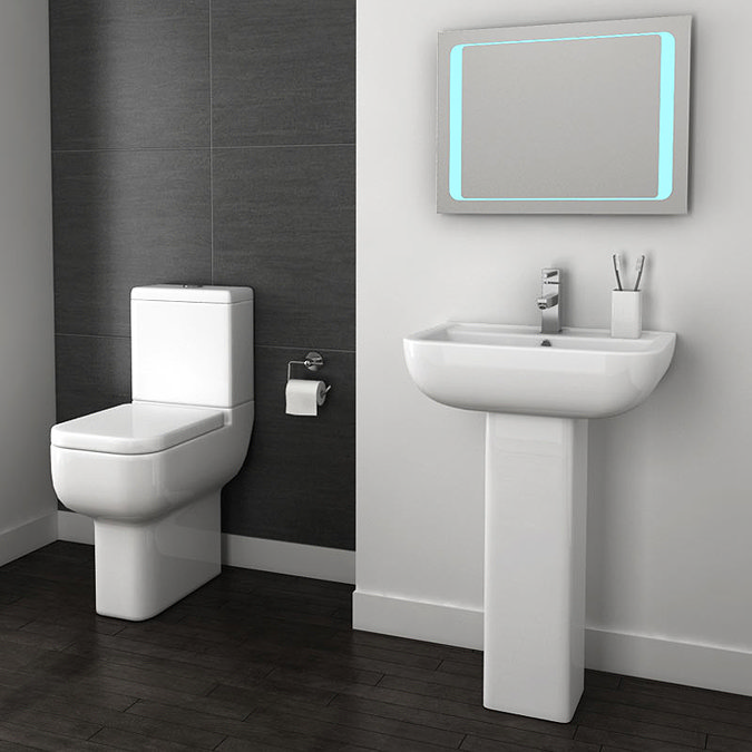 Pro 600 Modern Comfort Height Toilet with Soft Close Seat Profile Large Image