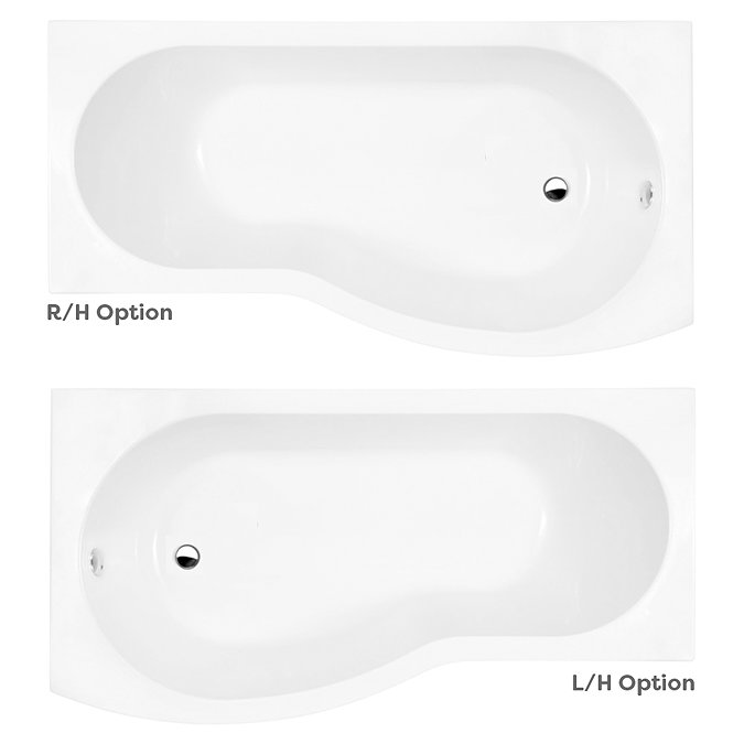 Pro 600 Modern Shower Bath Suite  Profile Large Image