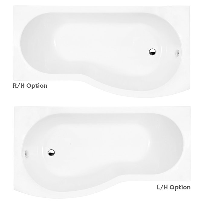 Pro 600 Modern Shower Bath Suite Profile Large Image