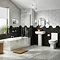 Pro 600 Modern Shower Bath Suite Large Image