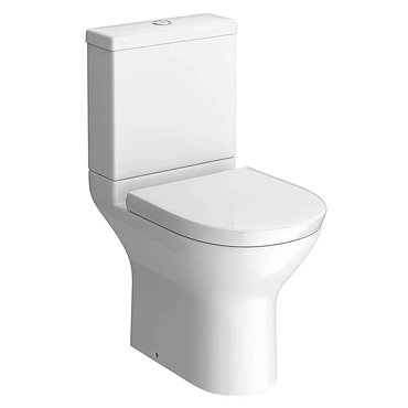Project Round Modern Short Projection Toilet + Soft Close Seat  Profile Large Image