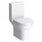 Project Round Modern Short Projection Toilet + Soft Close Seat Large Image