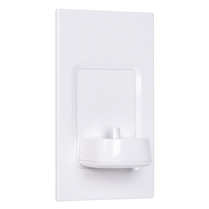ProofVision Phillips In Wall Electric Toothbrush Charger - White Plastic