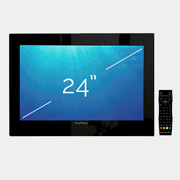 ProofVision 24" Premium Widescreen Waterproof Bathroom TV  Profile Large Image