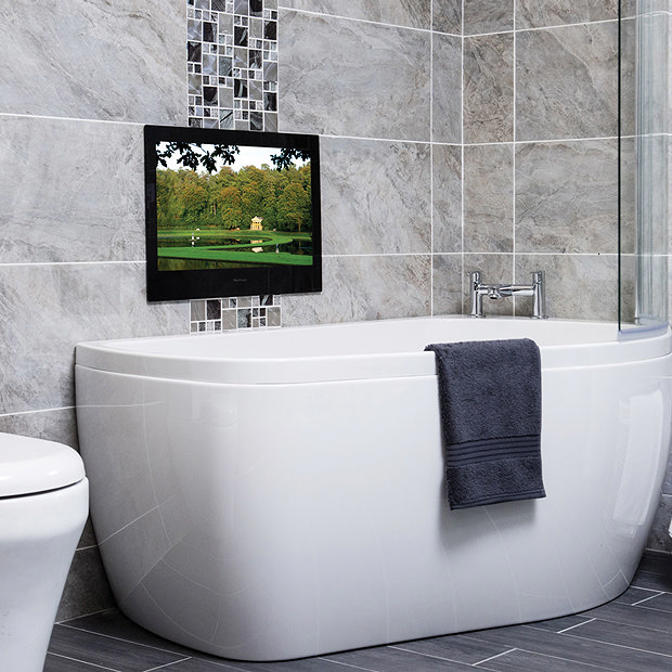 "ProofVision 43" Premium Waterproof Bathroom TV Victorian Plumbing"