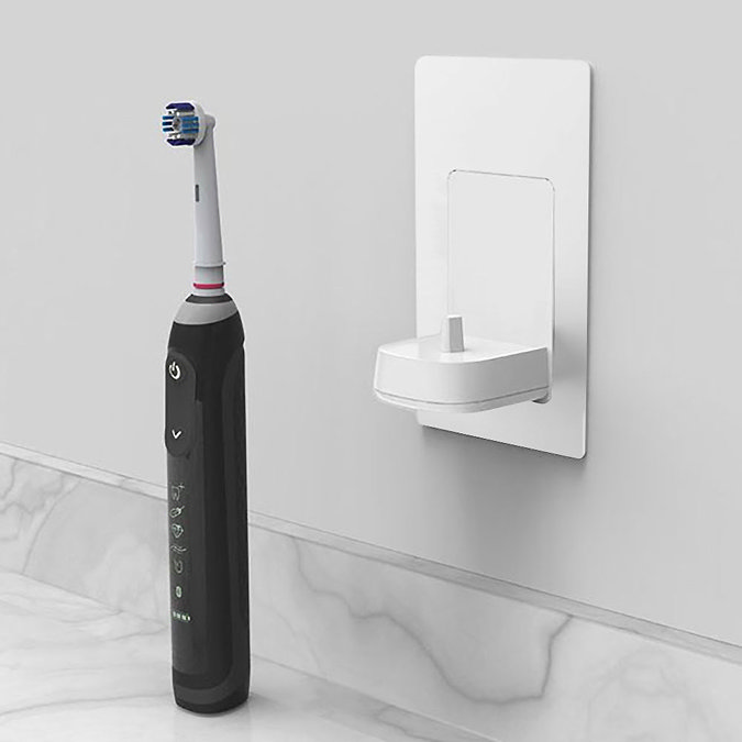 Proofvision Oral-B In Wall Electric Toothbrush Charger - Black  Profile Large Image