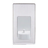 Proofvision Oral-B In Wall Electric Toothbrush Charger - Brushed Steel  Profile Large Image