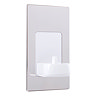 Proofvision Oral-B In Wall Electric Toothbrush Charger - Polished Steel  Profile Large Image