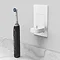 Proofvision Oral-B In Wall Electric Toothbrush Charger - Polished Steel  Feature Large Image