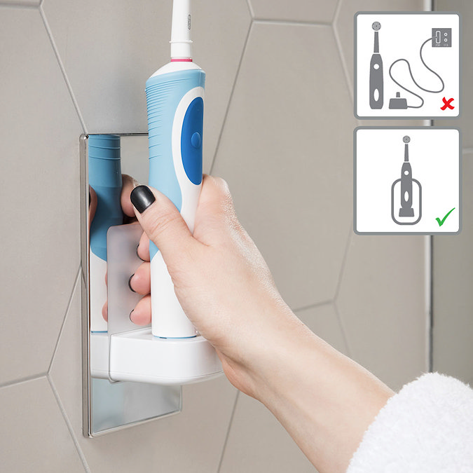 Proofvision Oral-B In Wall Electric Toothbrush Charger  Feature Large Image