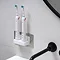 Proofvision Oral-B In Wall Electric Toothbrush Twin Charger - Brushed Steel Large Image