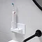 Proofvision Oral-B In Wall Electric Toothbrush Twin Charger - White Plastic Large Image
