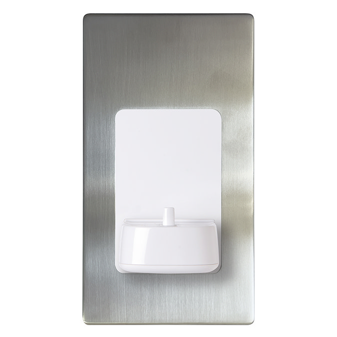 ProofVision Phillips In Wall Electric Toothbrush Charger - Brushed Steel