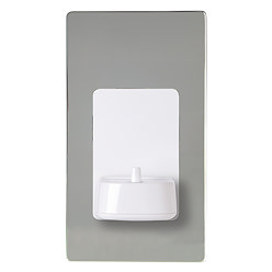 ProofVision Phillips In Wall Electric Toothbrush Charger - Polished Steel